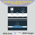 Doctor Visiting Card Design CDR File X3