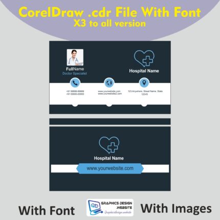 Doctor Visiting Card Design CDR File X3