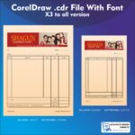 garment shop bill book multicolor